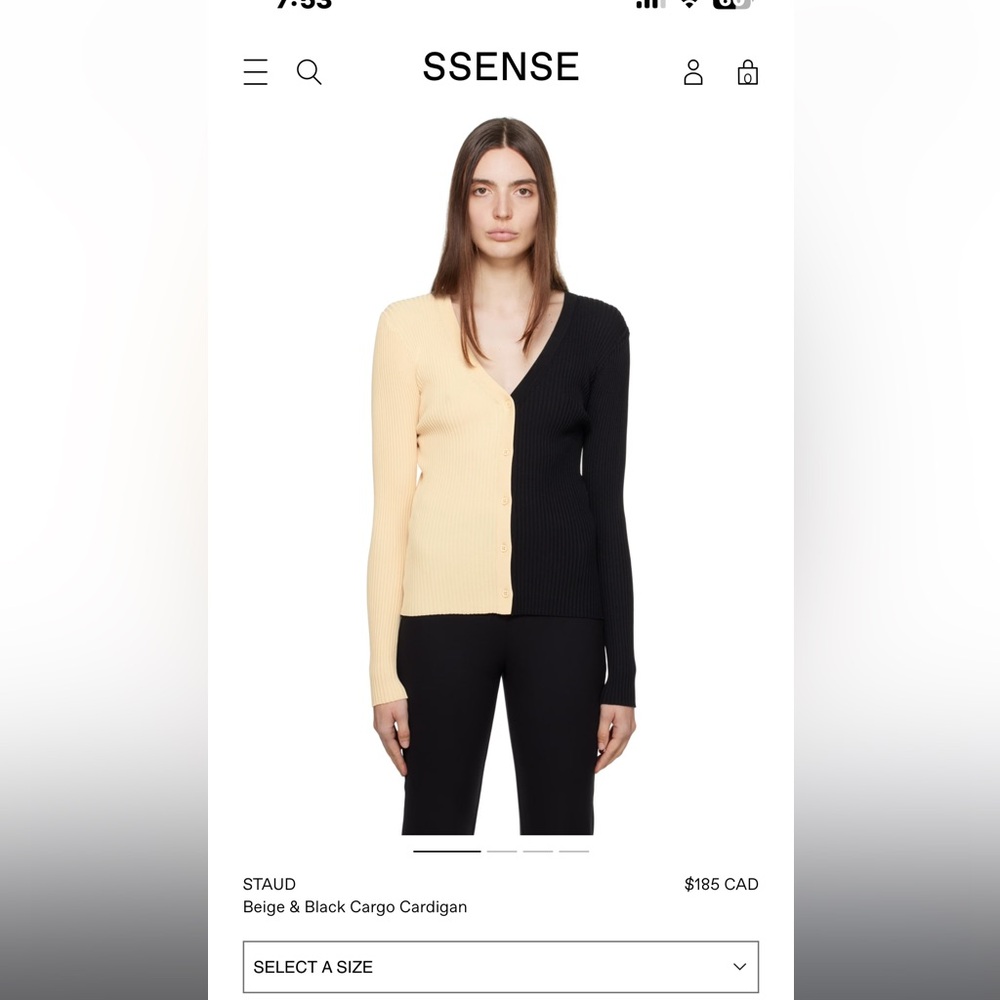 Staud cargo sweater